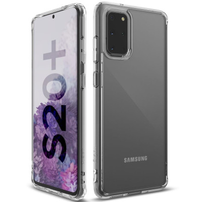 Ringke Fusion Θήκη με TPU Bumper Samsung Galaxy S20 Plus - Clear (8809688897689)