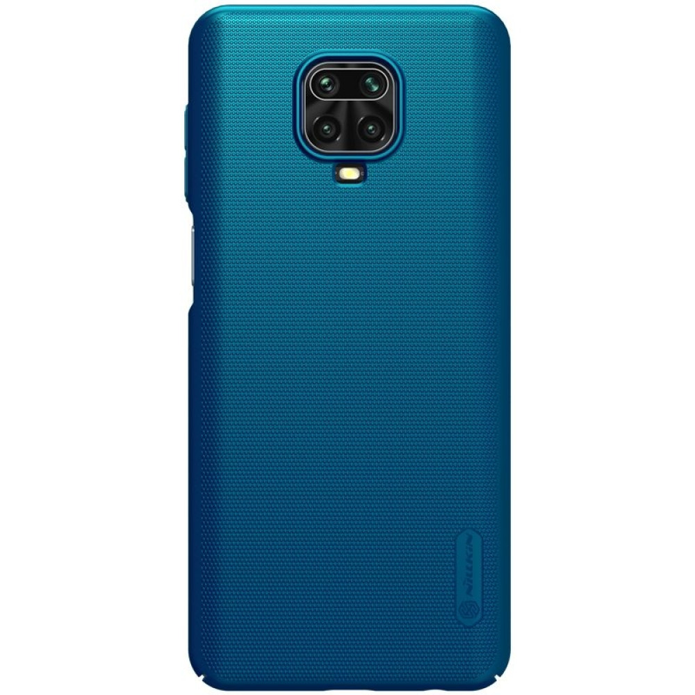 Nillkin Θήκη Super Frosted Shield Xiaomi Redmi Note 9S / 9 Pro / 9 Pro Max & Kickstand - Blue (64323)