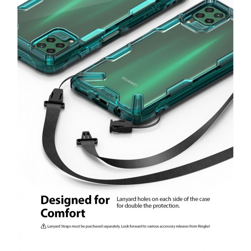 Ringke Fusion X Θήκη Σιλικόνης Huawei P40 Lite - Black (64605)