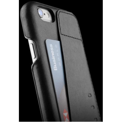 MUJJO Full Leather Wallet Case - Δερμάτινη Θήκη-Πορτοφόλι iPhone 6 Plus / 6S Plus - Black (MUJJO-SL-084-BK)