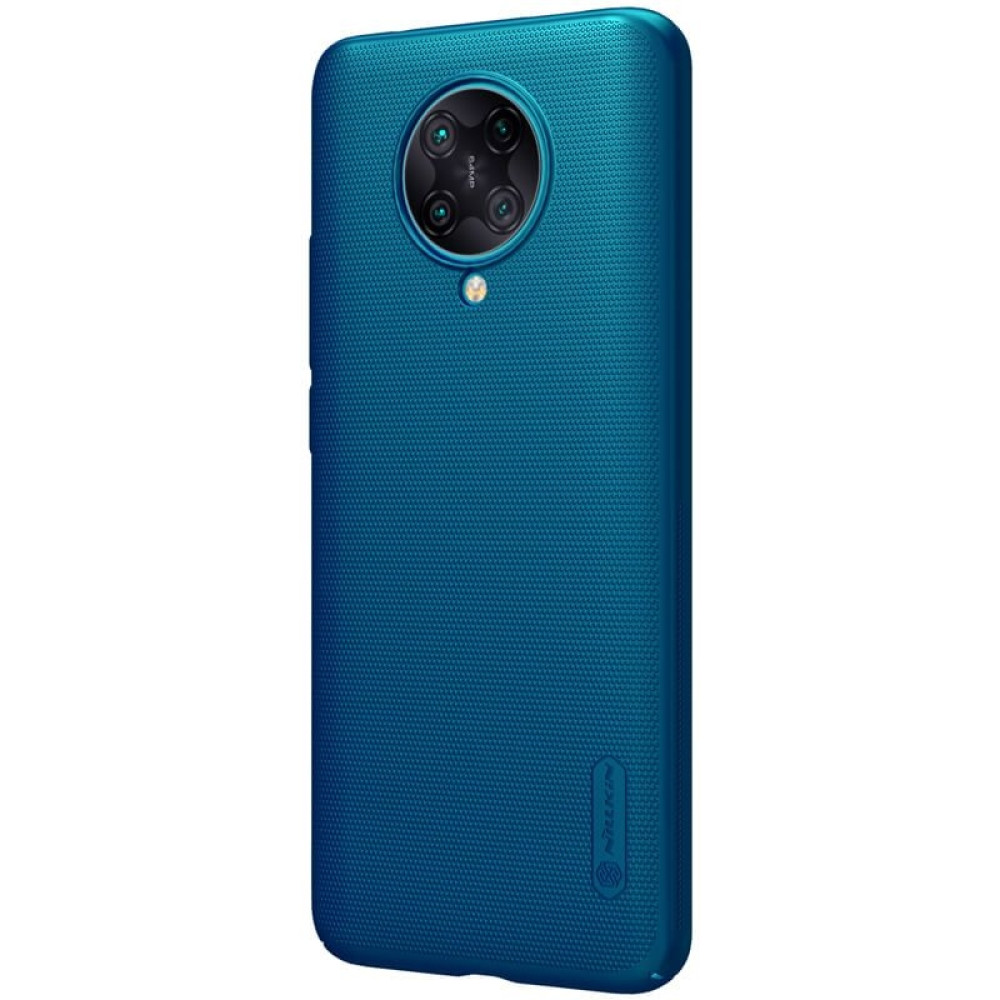 Nillkin Θήκη Super Frosted Shield Xiaomi Poco F2 Pro & Kickstand - Blue (66363)