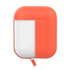 Puro ICON Θήκη Σιλικόνης για Airpods 2nd Gen / 1st Gen - Fluo Orange + Fuchsia Cap (APCASE2FLUOORA)