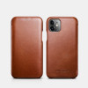 iCarer Vintage Curved Edge Folio - Δερμάτινη Θήκη iPhone 11 - Brown (RIX1102-BN)