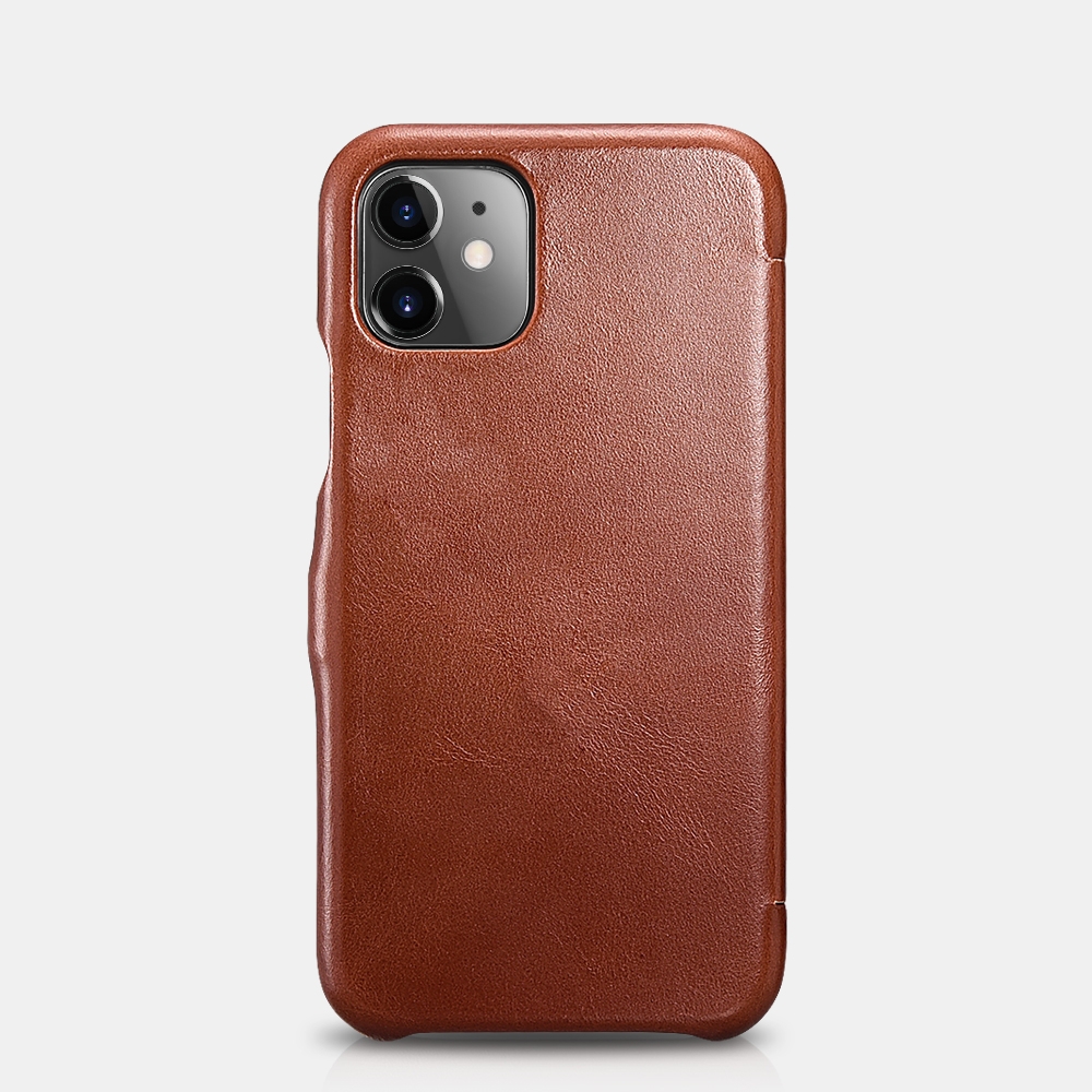 iCarer Vintage Series Side-Open Δερμάτινη Θήκη iPhone 11 - Brown (RIX1108-BN)