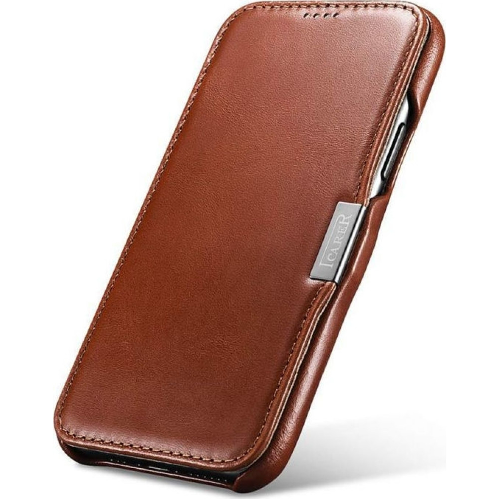 iCarer Vintage Series Side-Open Δερμάτινη Θήκη iPhone 11 Pro - Brown (RIX1107-BN)
