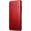iCarer Vintage Series Curved Edge - Δερμάτινη Θήκη Samsung Galaxy S9 Plus - Red (RS992201-RD)