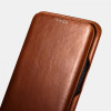 iCarer Vintage Series Curved Edge - Δερμάτινη Θήκη Samsung Galaxy S9 Plus - Brown (RS992201-BN)