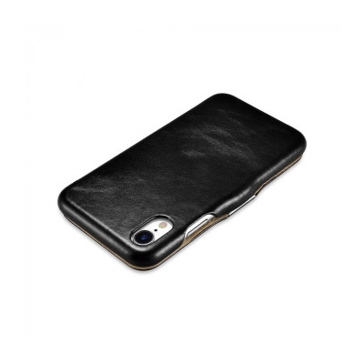 iCarer Vintage Series Side-Open Δερμάτινη Θήκη iPhone XR - Black (RI903-BK)