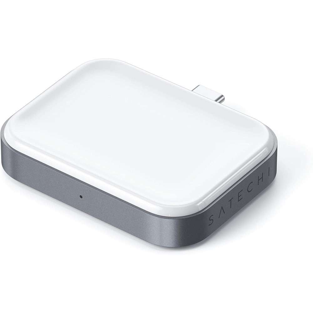 Satechi Ασύρματη Βάση Φόρτισης Type-C για AirPods 3rd / 2nd / 1st Gen & AirPods Pro 2nd / 1st Gen - Space Grey (ST-TCWCDM)
