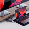 Satechi Type-C Dual Multimedia Adapter Hub για Macbook - Mε 1x Ethernet / 1x USB Type-C / 2x USB 3.0 / 2x HDMI / 1x Micro SD / SD - Space Grey (ST-TCDMMAM)