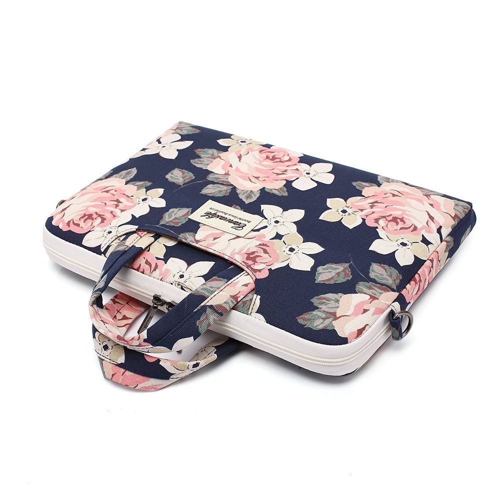 Tech-Protect Canvas Life Briefcase Τσάντα Μεταφοράς Laptop 15-16'' - Navy Rose (71619)