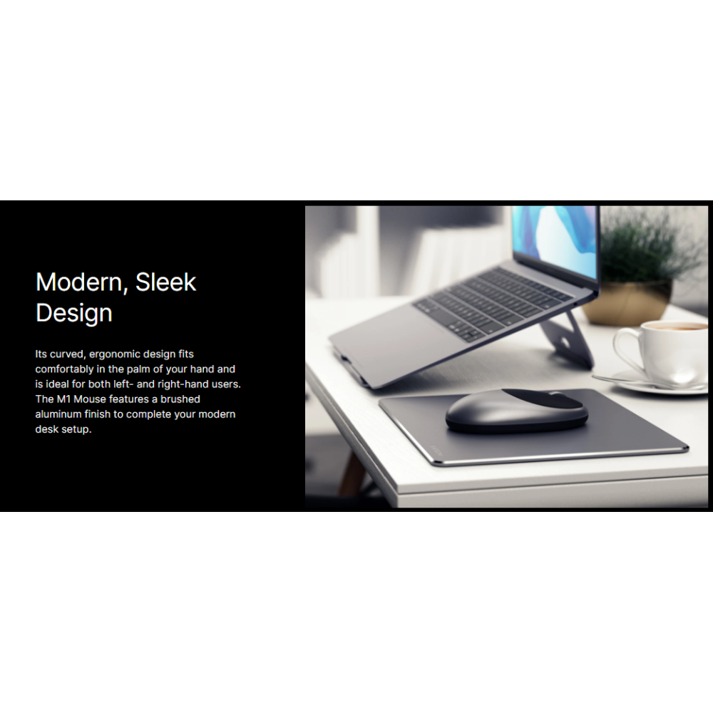 Satechi M1 Wireless Mouse - Ασύρματο Ποντίκι - Space Grey (ST-ABTCMM)