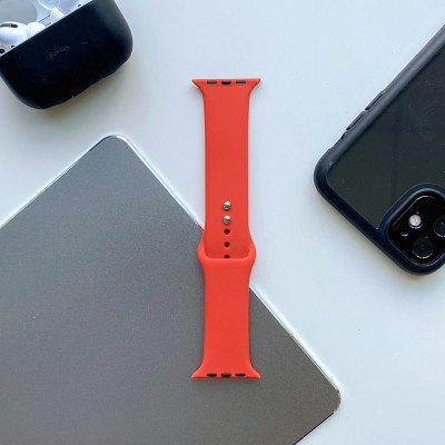 Tech-Protect Λουράκι Σιλικόνης Iconband Apple Watch SE/10/9/8/7/6/5/4 (42/41/40mm) - Red (0795787713150)