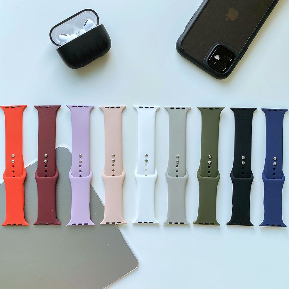 Tech-Protect Λουράκι Σιλικόνης Iconband Apple Watch Ultra2/Ultra1/SE/10/9/8/7/6/5/4 (49/46/45/44mm) - White (5906735412741)