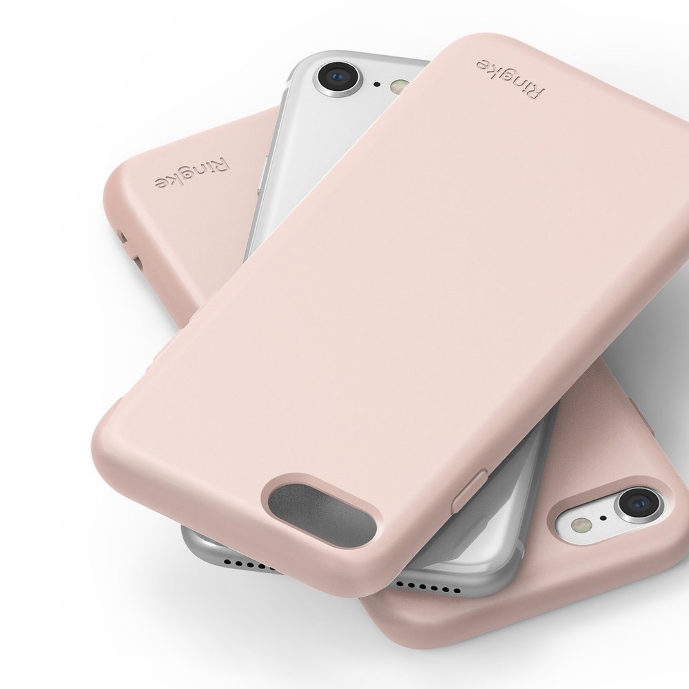 Ringke Air S Θήκη Σιλικόνης Apple iPhone SE 2022 / 2020 / 8 / 7 - Pink Sand (72385)