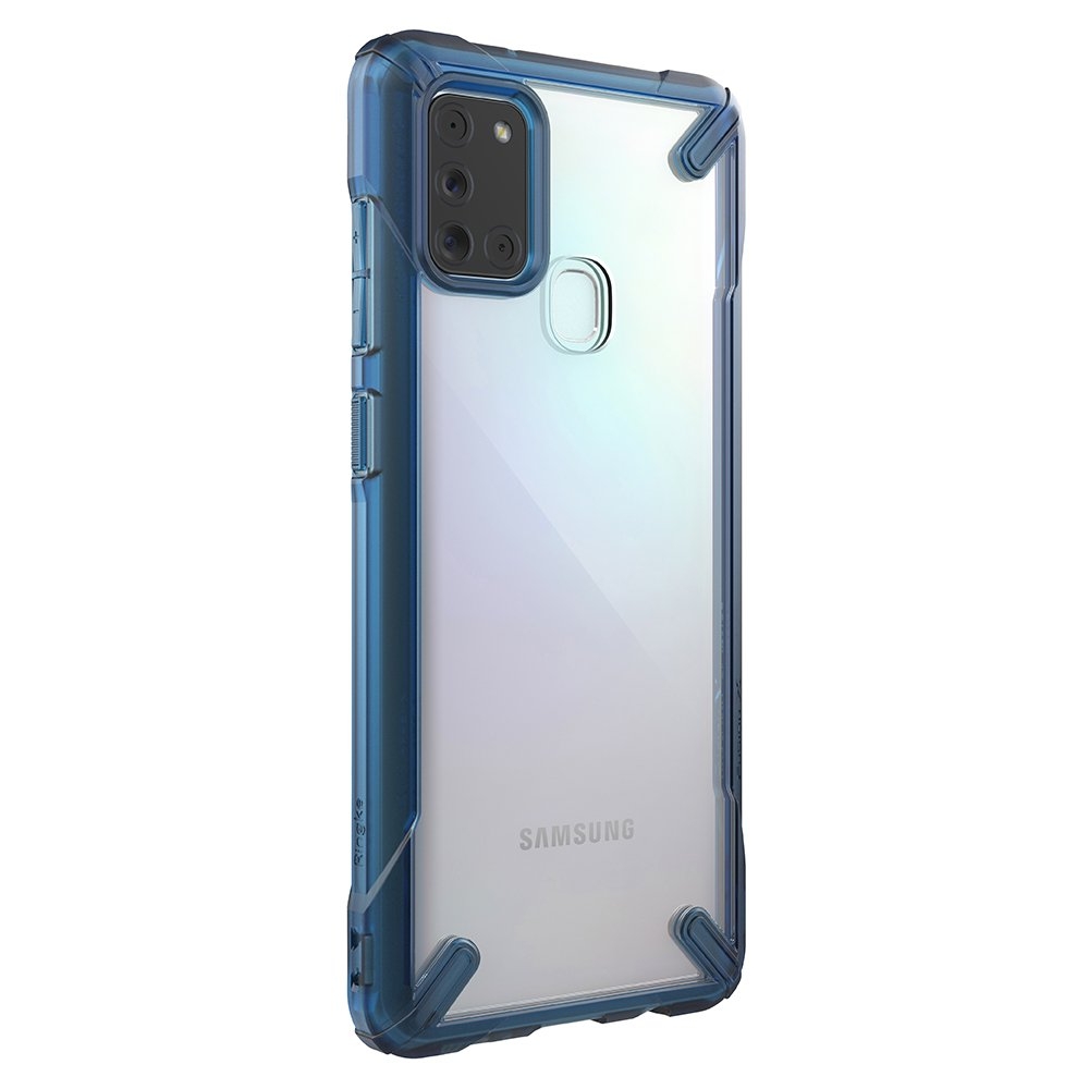 Ringke Fusion X Θήκη Σιλικόνης Samsung Galaxy A21s - Space Blue (8809716077311)