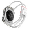 Baseus Let's Go Rope Λουράκι Κορδόνι Apple Watch Ultra/SE/11/10/9/8/7/6/5/4 (49/46/45/44mm) - White (LBAPWA4-B24)