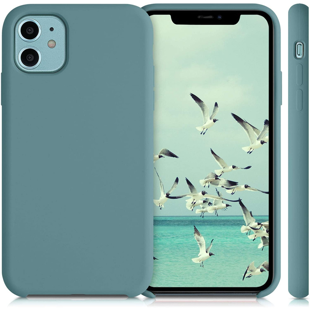 KWmobile Θήκη Σιλικόνης Apple iPhone 11 - Soft Flexible Rubber Cover - Arctic Blue (49724.207)