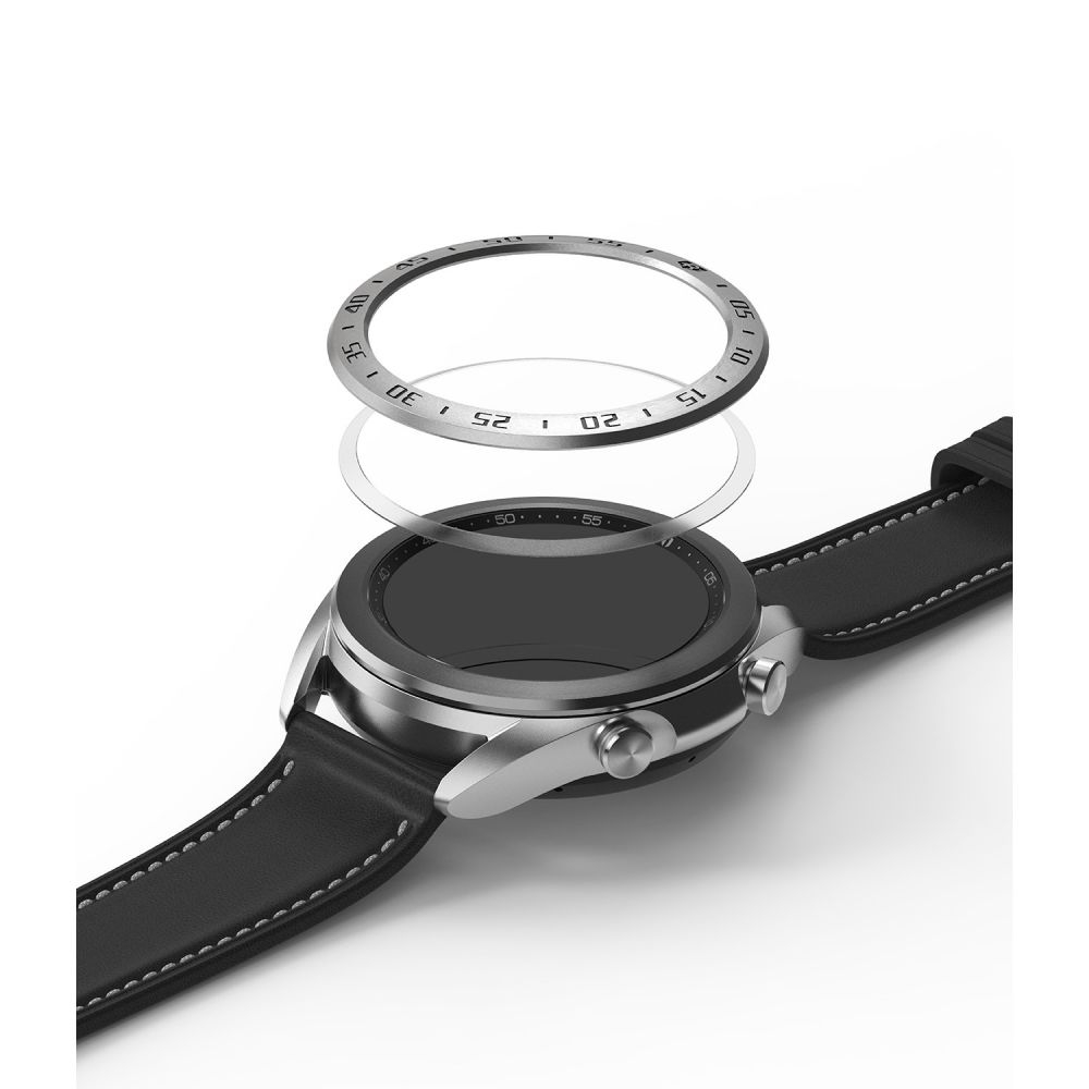 Ringke Bezel Styling - Samsung Galaxy Watch 3 41mm - Silver (8809716078110)