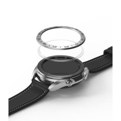 Ringke Bezel Styling - Samsung Galaxy Watch 3 41mm - Silver (8809716078110)