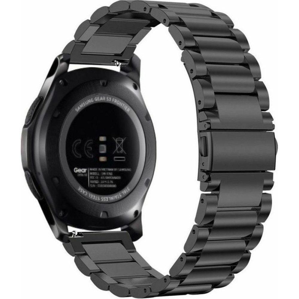 Tech-Protect Μεταλλικό Λουράκι (22mm) Stainless Samsung Galaxy Watch 3 45mm - Black (0795787713495)