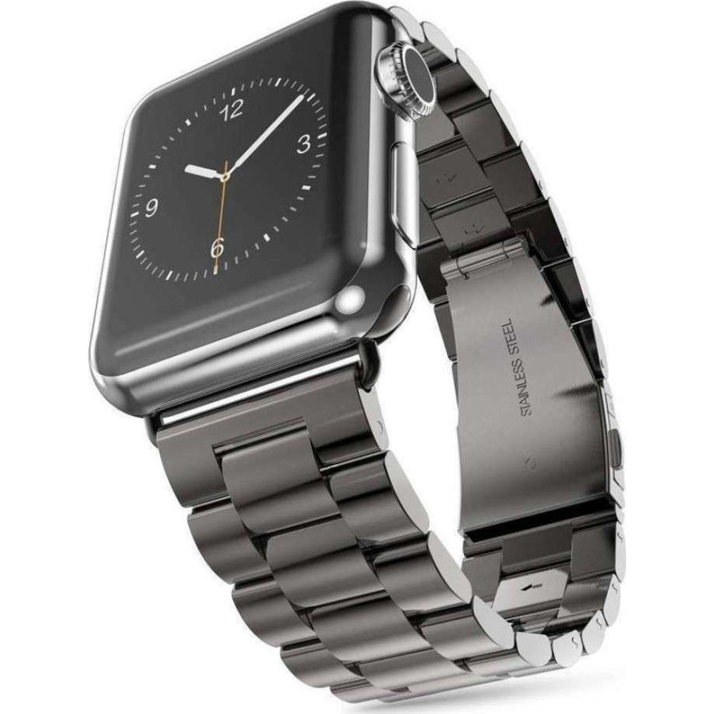 Tech-Protect Μεταλλικό Λουράκι Stainless Apple Watch Ultra/SE/11/10/9/8/7/6/5/4 (49/46/45/44mm) - Black (5906735412796)