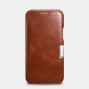 iCarer Vintage Series Side-Open Δερμάτινη Θήκη Apple iPhone 12 Pro Max - Brown (RIX1211-BN)