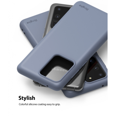 Ringke Air S Θήκη Σιλικόνης Samsung Galaxy Note 20 - Lavender Grey (8809716076819)