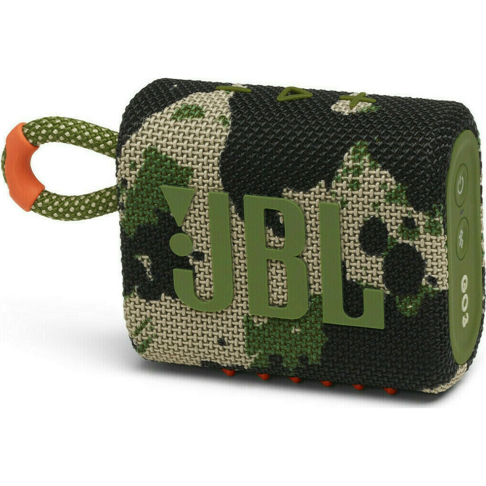 JBL Go3 Bluetooth Speaker - Αδιάβροχο Ασύρματο Ηχείο - Squad (JBLGO3SQUAD)