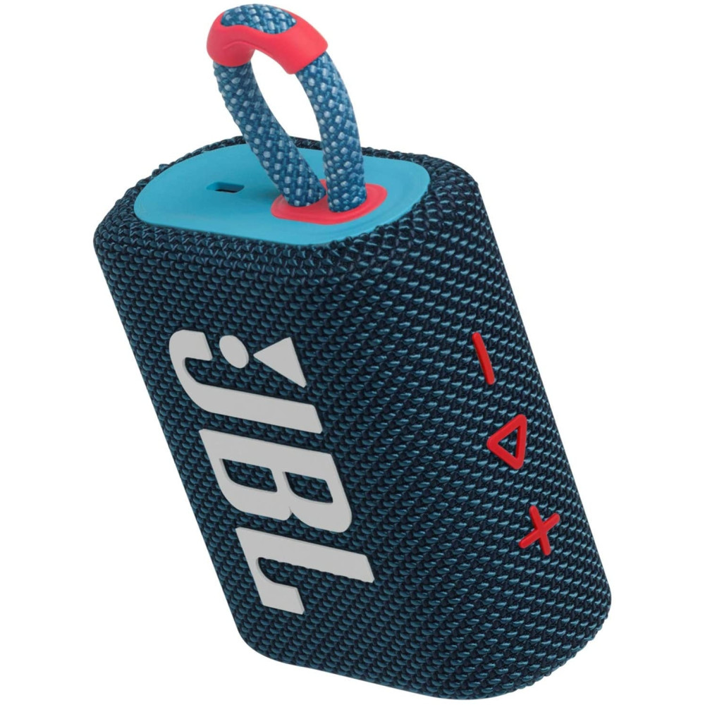 JBL Go3 Bluetooth Speaker - Αδιάβροχο Ασύρματο Ηχείο - Blue / Pink (JBLGO3BLUP)