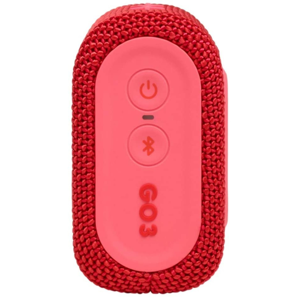 JBL Go3 Bluetooth Speaker - Αδιάβροχο Ασύρματο Ηχείο - Red (JBLGO3RED)