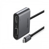 Ugreen Αντάπτορας Type-C σε HDMI & VGA - Silver (50505)