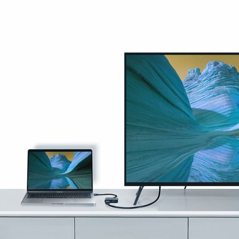 Ugreen Αντάπτορας Type-C σε HDMI & VGA - Silver (50505)