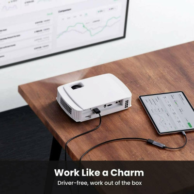 Ugreen Αντάπτορας Type-C (male) σε HDMI (female) - Grey (70444)