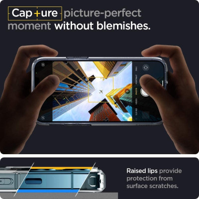 Spigen Θήκη Ultra Hybrid Apple iPhone 12 / 12 Pro - Crystal Clear (ACS01702)