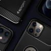 Spigen Θήκη Rugged Armor Apple iPhone 12 / 12 Pro - Matte Black (ACS01700)