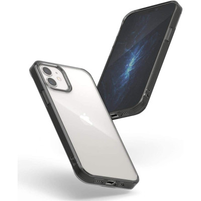 Ringke Fusion Θήκη Σιλικόνης Apple iPhone 12 mini - Smoke Black (75209)