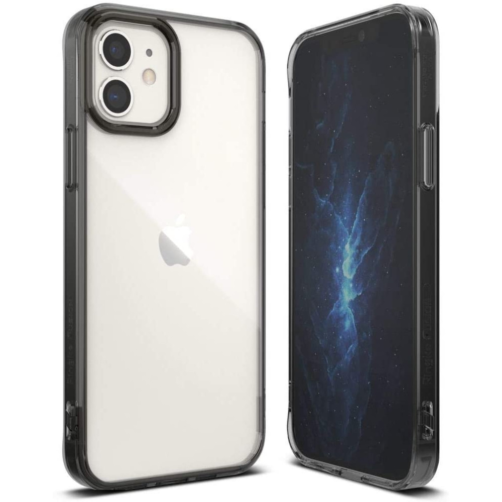 Ringke Fusion Θήκη Σιλικόνης Apple iPhone 12 mini - Smoke Black (75209)