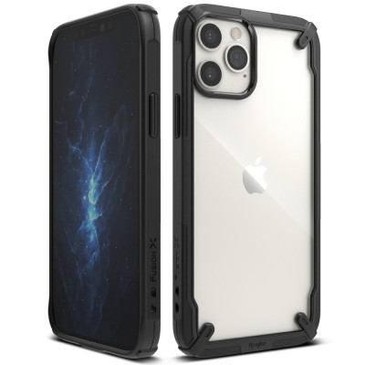 Ringke Fusion-X Θήκη Apple iPhone 12 / 12 Pro - Black (8809758100947)