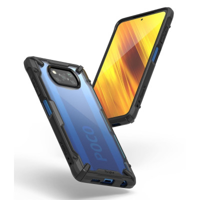 Ringke Fusion-X Θήκη Xiaomi Poco X3 Pro / X3 NFC - Black (75221)