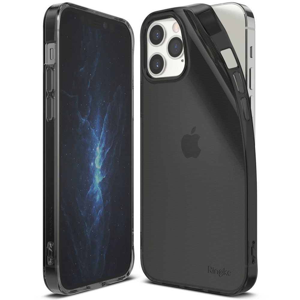 Ringke Air Θήκη Σιλικόνης Apple iPhone 12 / 12 Pro - Smoke Black (8809758101005)