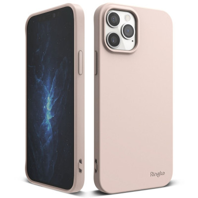 Ringke Air S Θήκη Σιλικόνης Apple iPhone 12 / 12 Pro - Pink Sand (8809758101326)