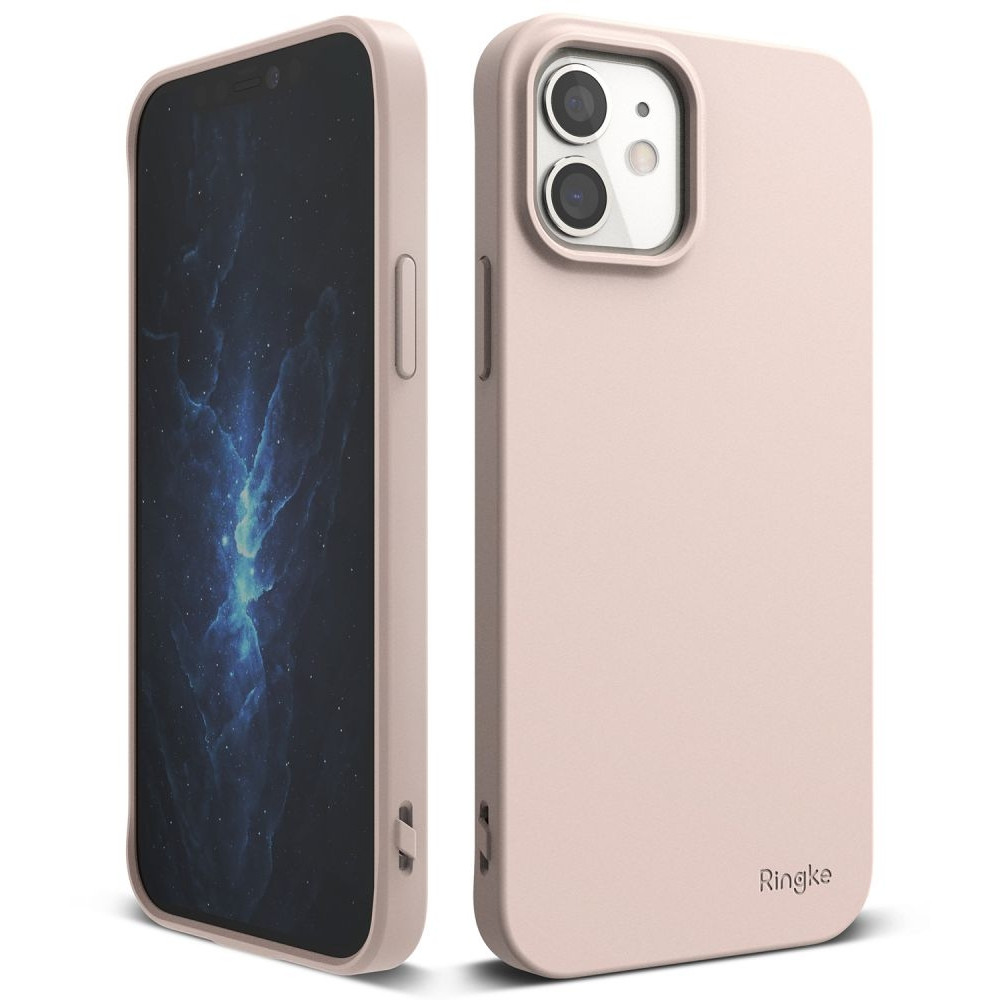 Ringke Air S - Θήκη Σιλικόνης Apple iPhone 12 mini - Pink Sand (8809758101203)