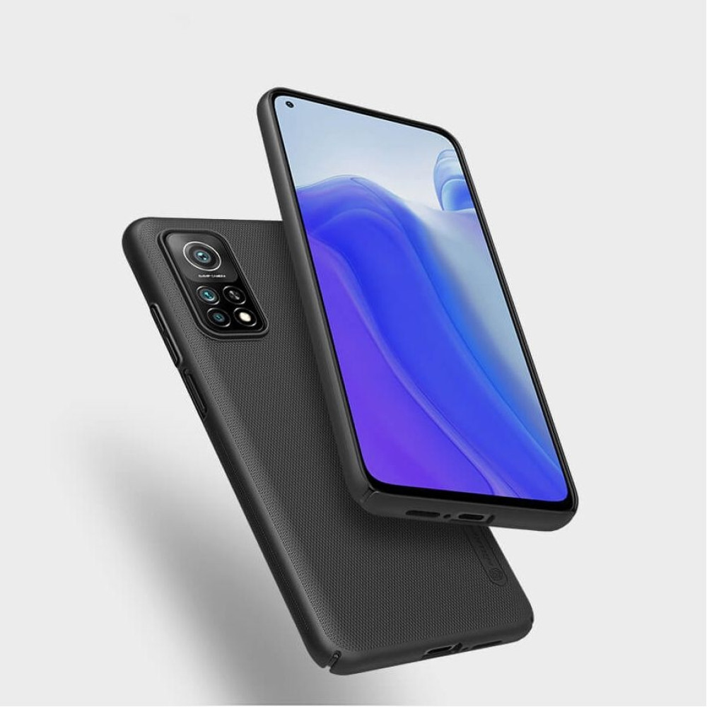 Nillkin Θήκη Super Frosted Shield Xiaomi Mi 10T / 10T Pro & Kickstand - Βlack (6902048209343)