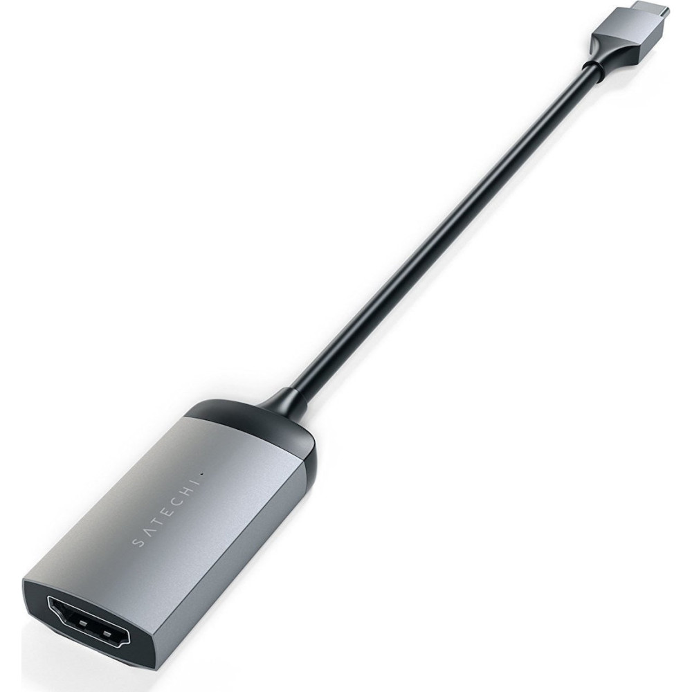 Satechi Αντάπτορας Type-C (male) σε HDMI 4K 60Hz (female) - Space Gray (ST-TC4KHAM)