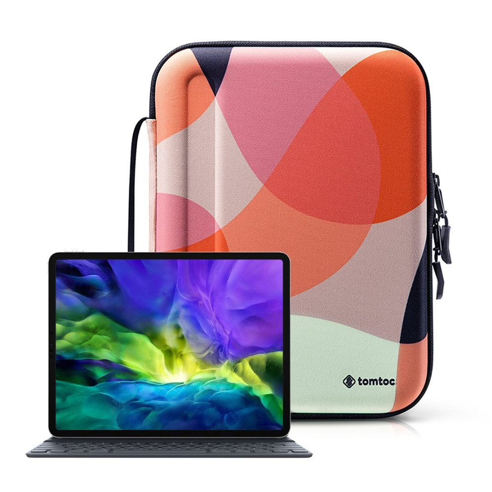 Tomtoc Smartcase Sleeve PadFolio Ανθεκτική Σκληρή Θήκη / Χαρτοφύλακας για iPad 9.7"-11" - Mixed Orange (A06-002M01)