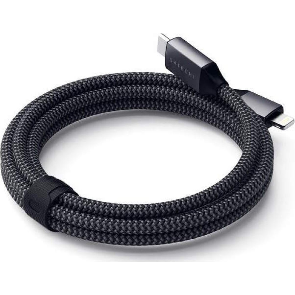 Satechi Καλώδιο Φόρτισης και Μεταφοράς Δεδομένων Type-C σε Lightning - 29W - 180cm (ST-TCL18M)