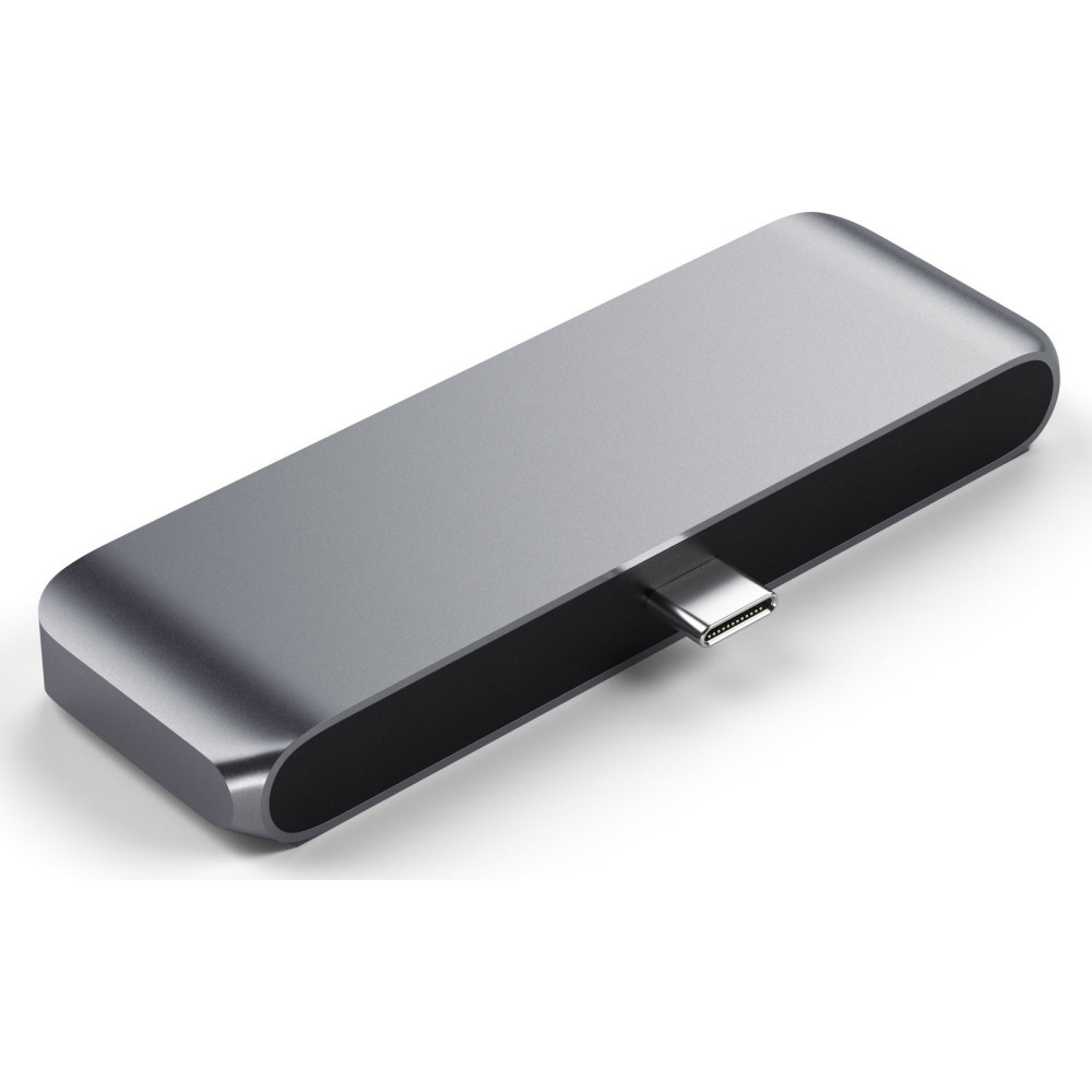 Satechi Αντάπτορας Type-C Mobile Pro Hub - Με 1x 4K HDMI / 1x USB-A / 1x Type-C / 1x 3.5mm Jack - Space Gray (ST-TCMPHM)