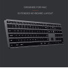 Satechi Slim X3 Bluetooth Backlit Keyboard για Mac - Ασύρματο Bluetooth Πληκτρολόγιο Αλουμινίου - Space Grey (ST-BTSX3M)