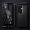 Spigen Θήκη Liquid Air Samsung Galaxy S21 Ultra 5G - Matte Black (ACS02350)